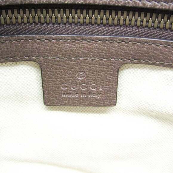 GUCCI Authentic Brown Leather Shoulder Bag - Picture 13 of 15
